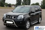 Передній захист WT003 (нерж) для Nissan X-trail T31 2007-2014рр - 4