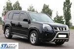 Передній захист WT003 (нерж) для Nissan X-trail T31 2007-2014рр - 5