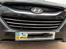 Смужки на решітку радіатора (3 шт, нерж) для Hyundai IX-35 2010-2015 рр - 4