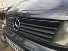 Смужка на решітку (пластик) Чорний мат для Mercedes Vito W638 1996-2003 рр - 2