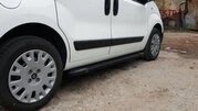 Бокові пороги Мосту Блек (2 шт, алюмін. профілю.) для Peugeot Bipper - 5