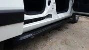 Бокові пороги Мосту Блек (2 шт, алюмін. профілю.) для Peugeot Bipper - 6