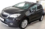 Бокові пороги Maya V1 (2 шт., алюміній) для Opel Mokka 2012-2021 рр - 3