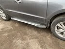 Бокові пороги Allmond Grey (2 шт., алюм.) для Hyundai Santa Fe 2 2006-2012 рр - 2