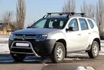 Кенгурятник WT022 (нерж) для Dacia Duster 2008-2018 рр - 2