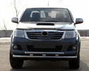 Передній захист ST014 (нерж.) для Toyota Hilux 2006-2015 рр - 1