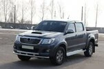 Передній захист ST014 (нерж.) для Toyota Hilux 2006-2015 рр - 2