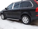 Бокові пороги BlackLine (2 шт., алюміній) для Volvo XC90 2002-2014 рр - 1