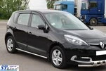 Бічні труби BB001 (2 шт., нерж) 60 мм для Renault Scenic/Grand 2009-2016 рр - 2