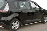 Бічні труби BB001 (2 шт., нерж) 60 мм для Renault Scenic/Grand 2009-2016 рр - 1
