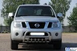 Кенгурятник WT008 (нерж) для Nissan Pathfinder R51 2005-2014рр - 4