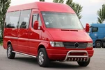 Кенгурятник WT008 (нерж.) для Mercedes Sprinter W901/902/903/904/905 1995-2006 рр - 3