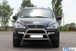 Кенгурятник WT022 (нерж) для SsangYong Kyron 2005-2014 рр - 2