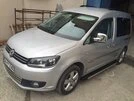 Накладки на дзеркала хром (2 шт) Хромований пластик для Volkswagen Caddy 2010-2015 рр - 2