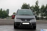 Кенгурятник WT003 (нерж) 51 мм, без напису для Volkswagen Sharan 2010- рр - 4