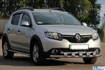 Передня дуга ST015 (нерж.) для Dacia Sandero 2013-2020 рр - 3