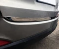 Кромка багажника (нерж.) Carmos - Турецька сталь для Hyundai IX-35 2010-2015 рр - 2