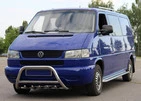 Кенгурятник WT003 60мм (нерж) 60мм, без напису для Volkswagen T4 Caravelle/Multivan - 1