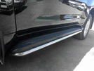 Захист бічного порогу BB004 (2 шт., нерж.) для Toyota Land Cruiser 200 - 1