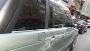 Окантовка стекол (6 шт, нерж) для Range Rover III L322 2002-2012 рр - 4