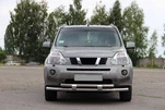 Передній захист ST015/2 (нерж) для Nissan X-trail T31 2007-2014рр - 3