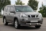 Передній захист ST015/2 (нерж) для Nissan X-trail T31 2007-2014рр - 1