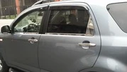 накладка на ветровічок (2 шт, нерж) для Daihatsu Terios 2006- рр - 1
