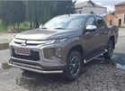 Передній захист ST008 (нерж) для Mitsubishi L200 2015-2024 рр - 1