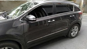 Молдинг дверний (4 шт, нерж) OmsaLine - Італійська нержавійка для Kia Sportage 2015-2021 рр - 2
