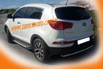 Задня дуга AK002-1 (нерж.) для Kia Sorento II XM 2009-2014 рр - 2