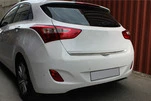 Кромка багажника (HB, нерж) для Hyundai I-30 2012-2017 рр - 1
