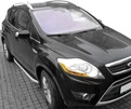 Бокові пороги Fullmond (2 шт, алюм.) для Ford Kuga 2008-2013 рр - 1