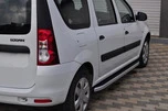 Бокові пороги Fullmond (2 шт., алюм.) для Renault Logan MCV 2005-2013 рр - 1
