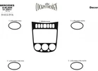 Накладки на панель (2001-2004) дерево для Mercedes A-сlass W168 рр - 1