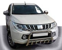 Кенгурятник WT003 (нерж) для Mitsubishi L200 2015-2024 рр - 1