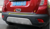 Кромка багажника (нерж.) Carmos - Турецька сталь для Opel Mokka 2012-2021 рр - 2