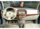 Накладки на панель Алюміній для Nissan Micra K12 2003-2010 рр - 1