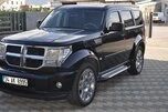 Бокові пороги Allmond Grey (2 шт., алюміній) для Dodge Nitro 2007- рр - 1