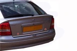 Кромка багажника (нерж) Carmos - Турецька сталь для Opel Astra G classic 1998-2012 рр - 1
