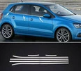 Окантовка вікон HB (6 шт, нерж) для Volkswagen Polo 2010-2017 рр - 1