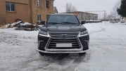 Передній захист ST014 (2015-2025, нерж) для Lexus LX570/450d - 6