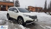 Передній захист ST007 (нерж.) для Honda CRV 2012-2016 рр - 3
