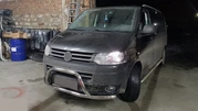 Кенгурятник WT006ST (нерж) для Volkswagen T5 2010-2015 рр - 1