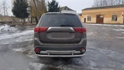 Задня дуга AK004-2 (нерж) для Mitsubishi Outlander 2012-2021 рр - 2