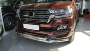 Передня дуга ST014 (2015-2025, нерж.) 60мм на 60мм для Toyota Land Cruiser 200 - 6