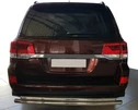 Задній захист AK002-double (2 шт., нерж) для Toyota Land Cruiser 200 - 1