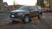 Передній захист ST018-2 (нерж) для Volkswagen Amarok 2010-2022 рр - 9