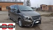 Бічні труби 2 шт., нерж.) d60, Довга база для Mercedes Vito / V-class W447 2014- рр - 5