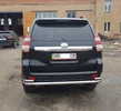 Задня дуга AK005-2 (нерж) для Toyota Land Cruiser Prado 150 - 6