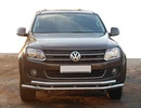 Передній захист ST018-2 (нерж) для Volkswagen Amarok 2010-2022 рр - 1